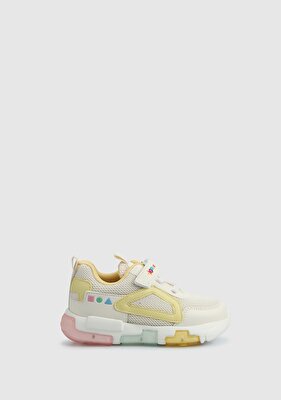 Kiddo Krem Kız Çocuk Sneaker