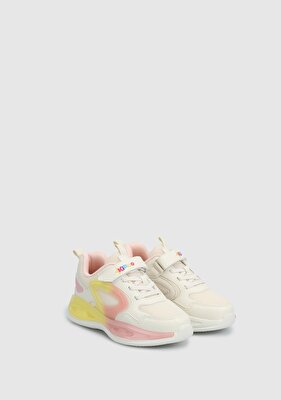 Kiddo Krem Kız Çocuk Sneaker