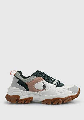 U.S. Polo Assn. Tracky Beyaz Kadın Sneaker