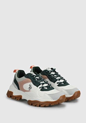 U.S. Polo Assn. Tracky Beyaz Kadın Sneaker