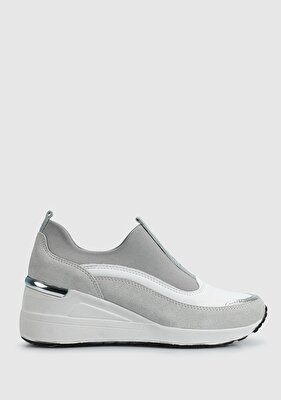 Provoq Beyaz Deri Kadın Sneaker