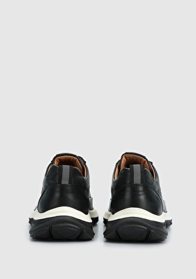 Provoq Siyah Deri Erkek Sneaker