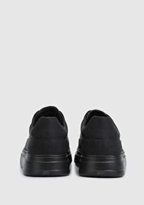 Provoq Siyah Deri Erkek Sneaker