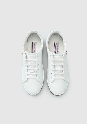 U.S. Polo Assn. Jojo Beyaz Deri Kadın Sneaker