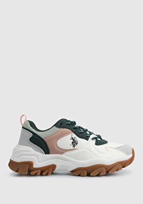 U.S. Polo Assn. Tracky Beyaz Kadın Sneaker
