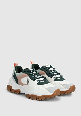 U.S. Polo Assn. Tracky Beyaz Kadın Sneaker