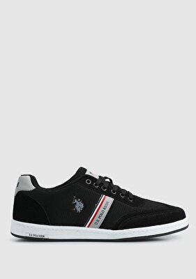 U.S. Polo Assn. Kares Siyah Erkek Sneaker