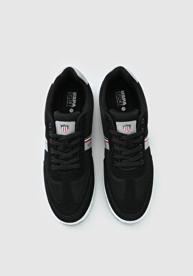 U.S. Polo Assn. Kares Siyah Erkek Sneaker