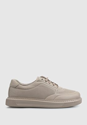 Provoq Vizon Deri Kadın Sneaker