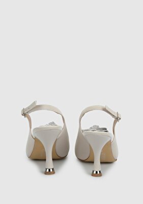 Provoq Ekru Kadın Stiletto
