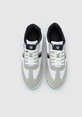 U.S. Polo Assn. Kares Beyaz Erkek Sneaker