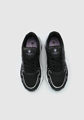 Lumberjack Madax Siyah Deri Kadın Sneaker