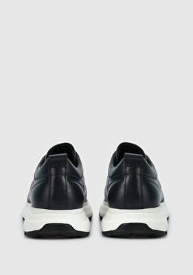 Provoq Lacivert Deri Erkek Sneaker