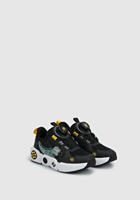 Lumberjack T-Rex Siyah Deri Erkek Çocuk Sneaker