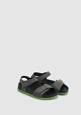 Superfit Siyah Erkek Çocuk Düz Sandalet