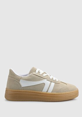 Provoq Bej Kadın Sneaker