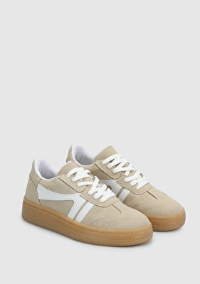 Provoq Bej Kadın Sneaker