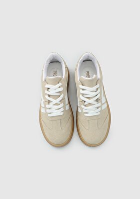 Provoq Bej Kadın Sneaker