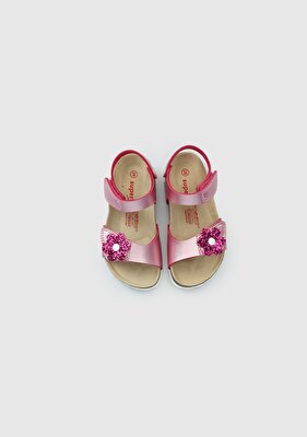 Superfit Pembe Kız Çocuk Düz Sandalet
