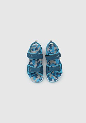 Superfit Mavi Erkek Çocuk Düz Sandalet