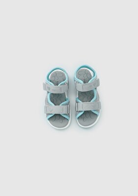 Superfit Gri Kız Çocuk Düz Sandalet
