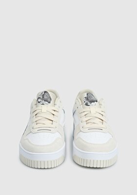 Puma Carina Street Snake Chic Beyaz Kadın Sneaker 40161101 