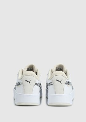 Puma Carina Street Snake Chic Beyaz Kadın Sneaker 40161101 