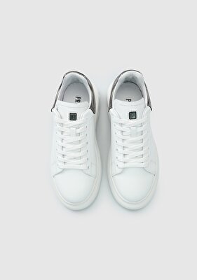Provoq Beyaz Deri Kadın Sneaker