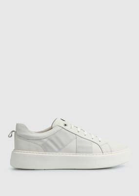 Provoq Krem Deri Erkek Sneaker