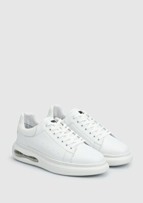 Provoq Beyaz Deri Erkek Sneaker
