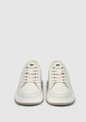 Provoq Beyaz Deri Erkek Sneaker