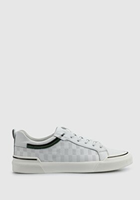 Provoq Beyaz Deri Erkek Sneaker