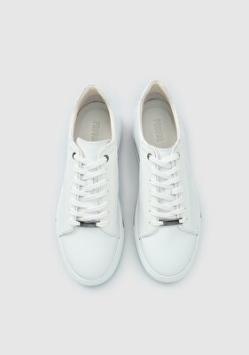 Provoq Beyaz Deri Erkek Sneaker