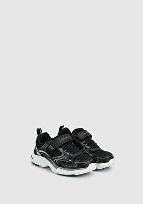 Lumberjack Bulk Siyah Deri Erkek Çocuk Sneaker