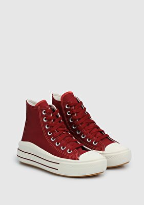 Converse Chuck Taylor All Star Move Bordo Kadın Sneaker A12586C 