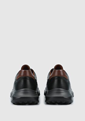 Eclipse Siyah Deri Erkek Sneaker