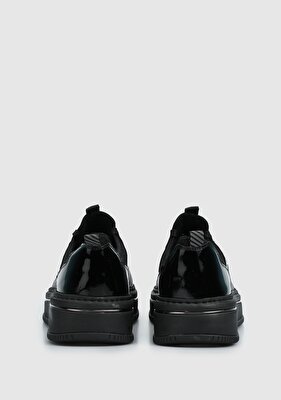 Provoq Siyah Deri Erkek Sneaker