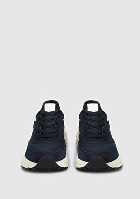 Provoq Lacivert Deri Erkek Sneaker