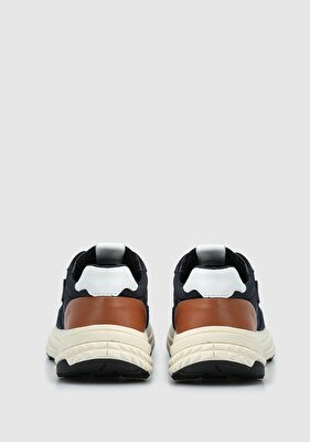 Provoq Lacivert Deri Erkek Sneaker
