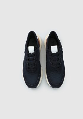 Provoq Lacivert Deri Erkek Sneaker