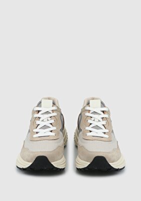 Provoq Bej Deri Erkek Sneaker