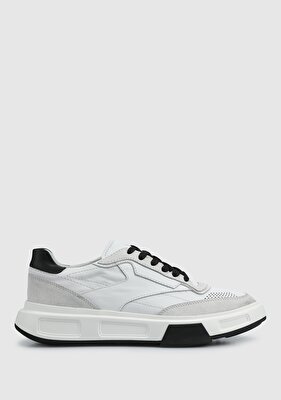 Provoq Beyaz Deri Erkek Sneaker