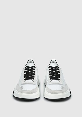 Provoq Beyaz Deri Erkek Sneaker