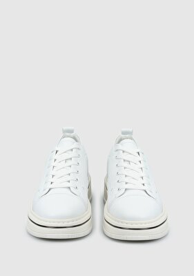Provoq Beyaz Deri Erkek Sneaker