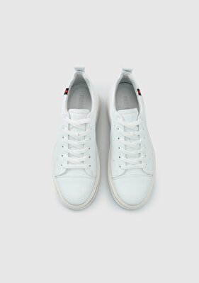 Provoq Beyaz Deri Erkek Sneaker