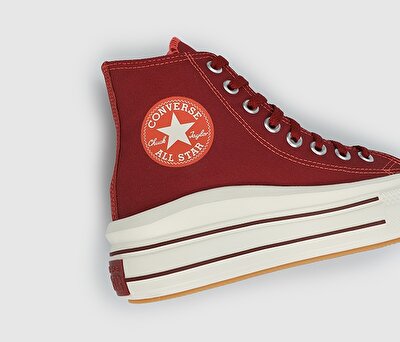 Converse Chuck Taylor All Star Move Bordo Kadın Sneaker A12586C 