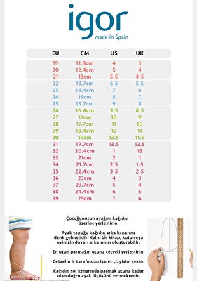 Igor Pudra Kız Çocuk Düz Sandalet