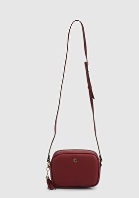 U.S. Polo Assn. Bordo Kadın Çapraz Çanta