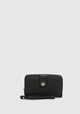 U.S. Polo Assn. Siyah Kadın Cüzdan