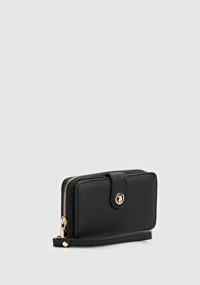 U.S. Polo Assn. Siyah Kadın Cüzdan